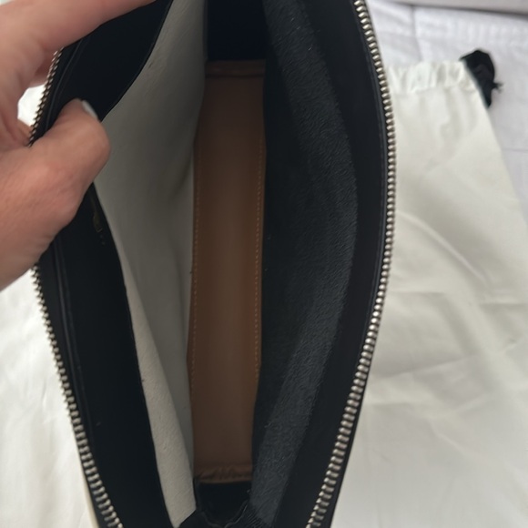 New 3.1 Philip Lin tie color leather pouch clutch makeup travel bag - Picture 10 of 12